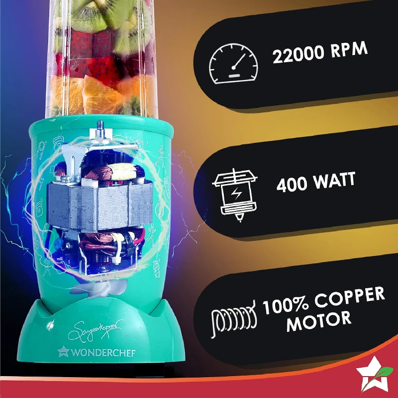 Wonderchef GO Nutri-Blender, Mint-2.webp